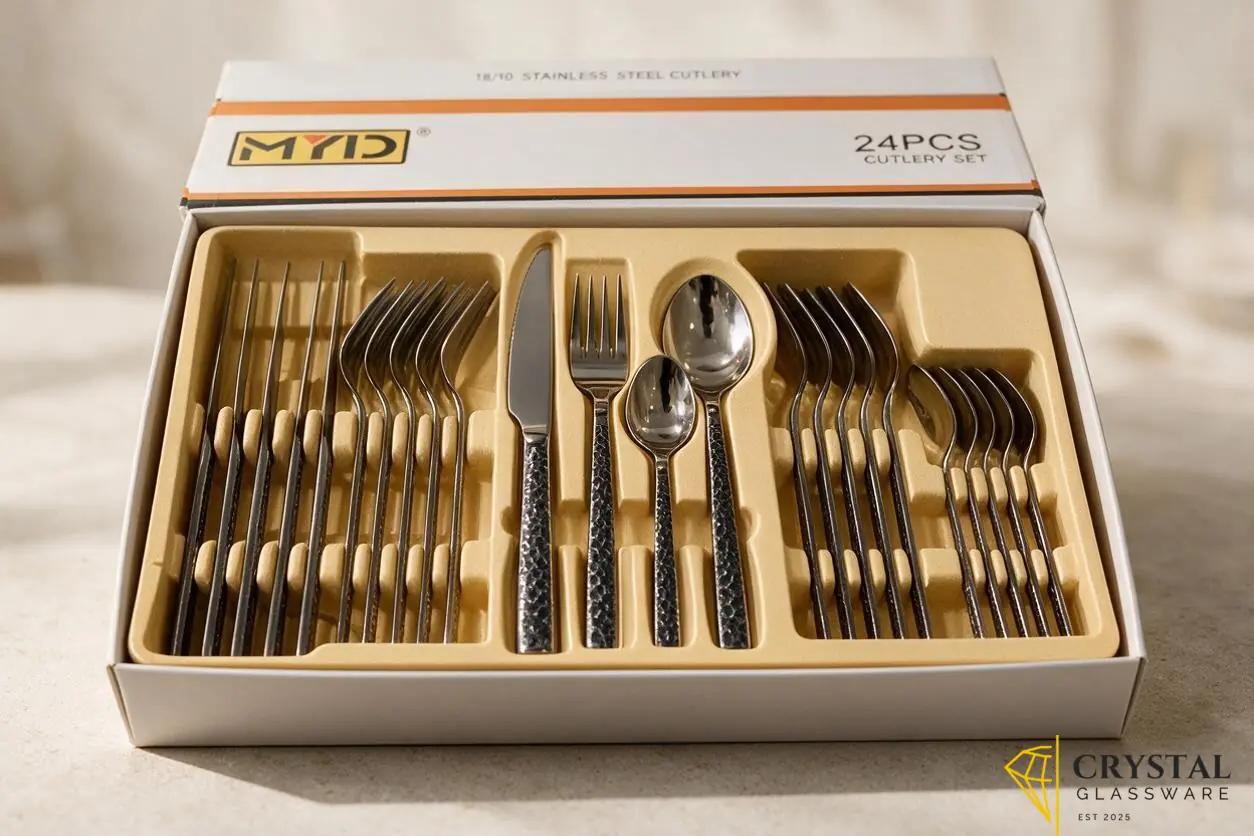 24 piece sterling silver cutlery set